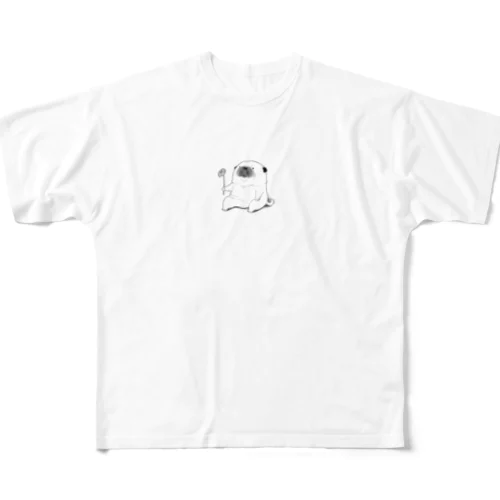 ロマンチストぱぐさん All-Over Print T-Shirt