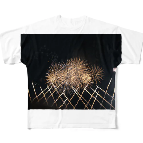 あの日の花火のおもひで フルグラフィックTシャツ