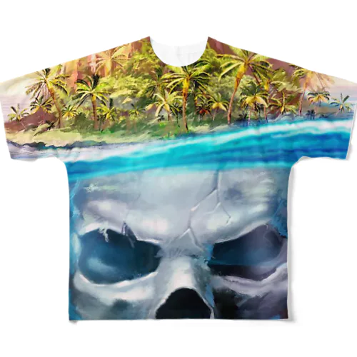 💀 All-Over Print T-Shirt