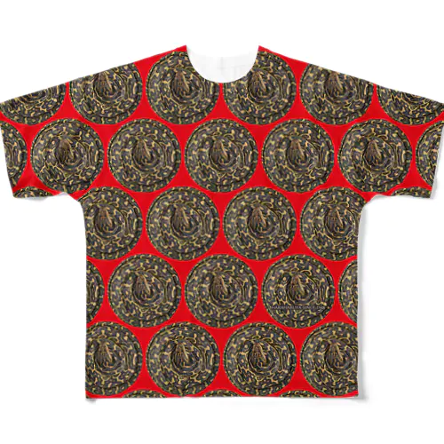 波布蜷局（A-SE） All-Over Print T-Shirt