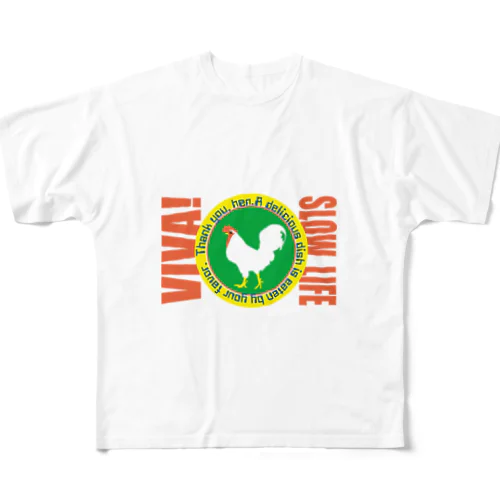 VIVA SLOW LIFE フルグラフィックTシャツ