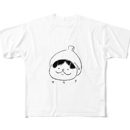 サウナハット フルグラフィックTシャツ