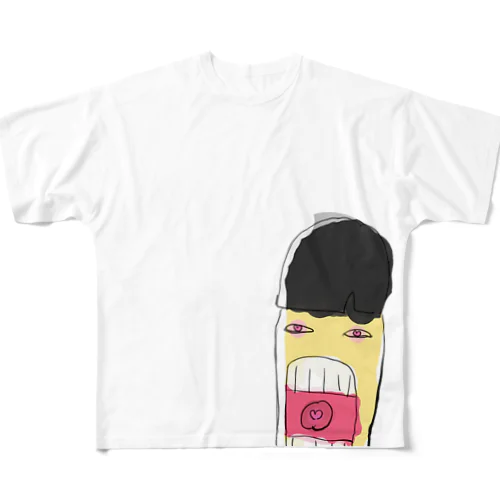 萌えキュン高校生ルリカ All-Over Print T-Shirt