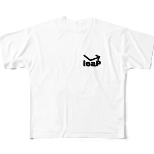 LeaP         文字ver. フルグラフィックTシャツ