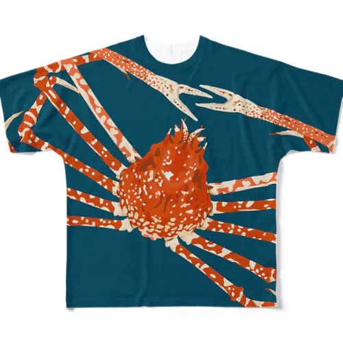 タカアシガニ All-Over Print T-Shirt