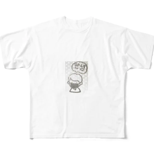 韓国・黒マスク男子Tシャツ・グッズシリーズ All-Over Print T-Shirt