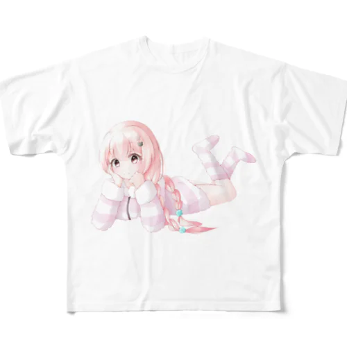 リラックス真愛シリーズ フルグラフィックTシャツ