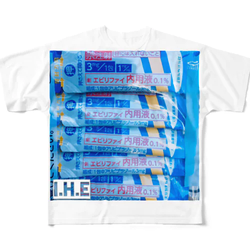  エビリファイ フルグラフィックTシャツ All-Over Print T-Shirt