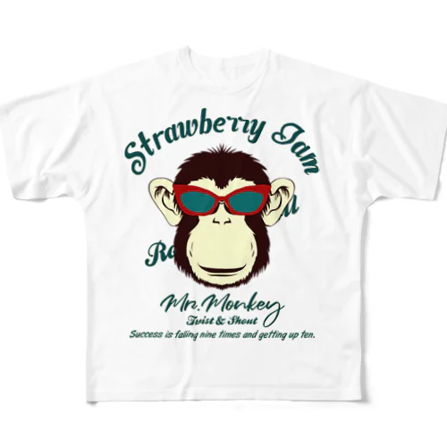 MR.MONKEY All-Over Print T-Shirt