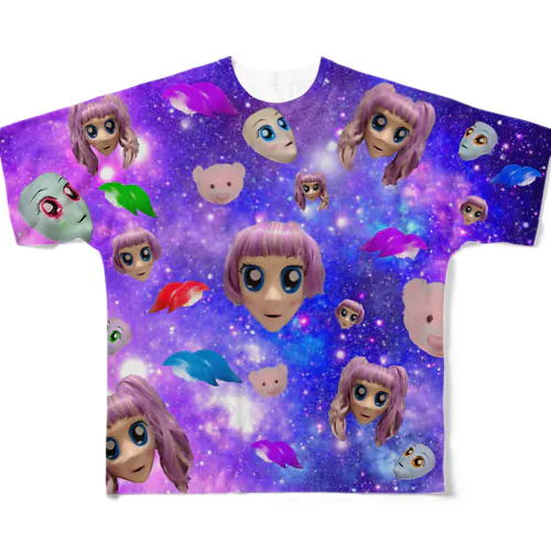 GALAXY🍣Roll All-Over Print T-Shirt