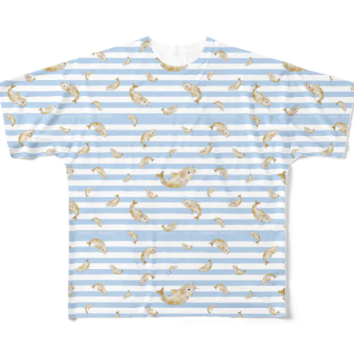 mizusawa model All-Over Print T-Shirt