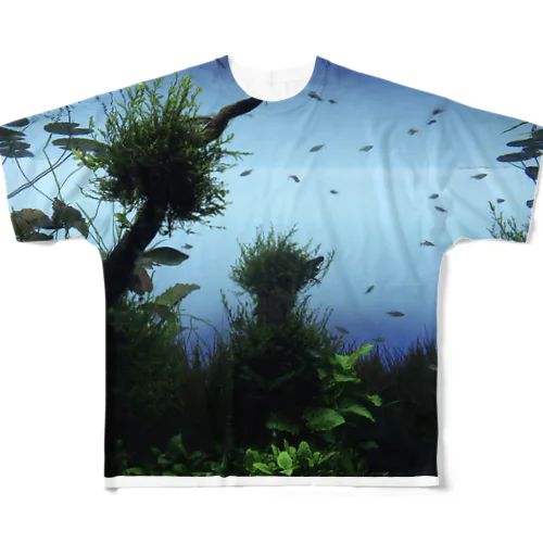 水底から All-Over Print T-Shirt