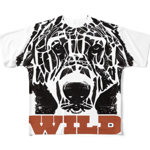  WILD ANIMAL フルグラフィックTシャツ
