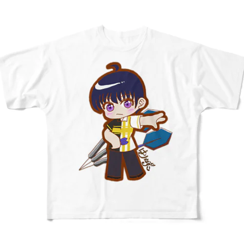 ダーツ男子海斗くん All-Over Print T-Shirt