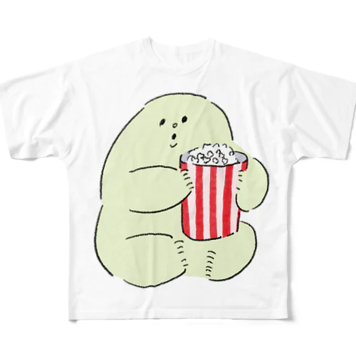 イエティ、映画day フルグラフィックTシャツ