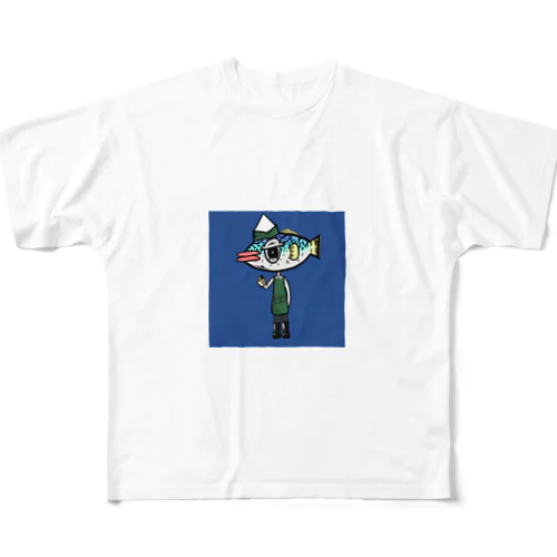 鯖くん All-Over Print T-Shirt