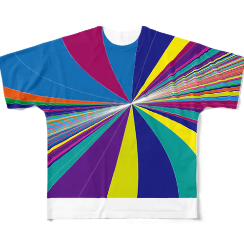 random All-Over Print T-Shirt