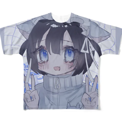 人権ほしい❕❕ フルグラフィックTシャツ