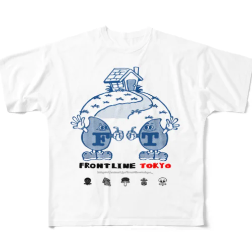 Frontline_Tokyo_02 フルグラフィックTシャツ