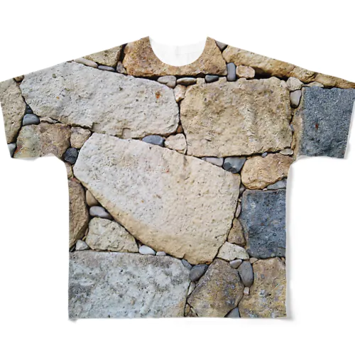 国宝・姫路城の石垣 All-Over Print T-Shirt