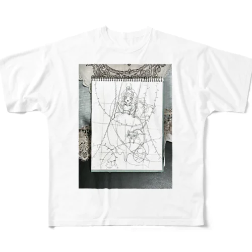 プリンセスみかちゃんの大冒険2D All-Over Print T-Shirt