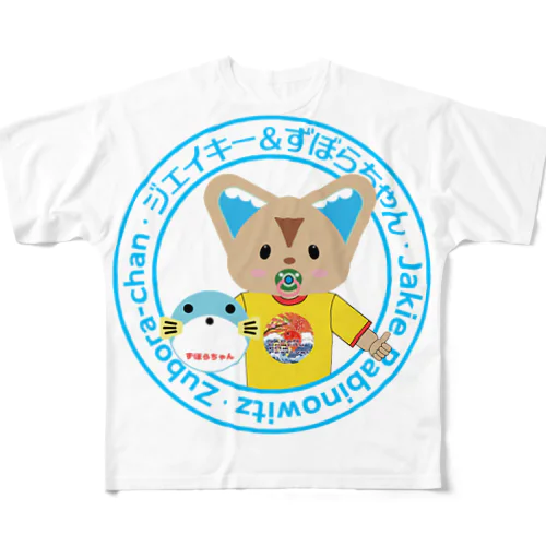 丸ロゴTシャツ フルグラフィックTシャツ