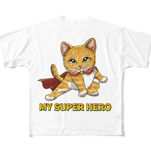 MY SUPER HERO フルグラフィックTシャツ