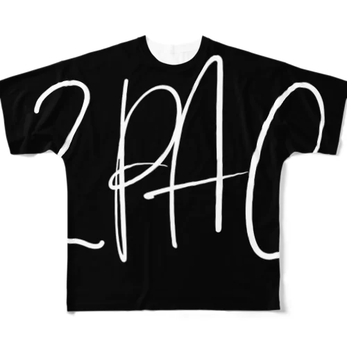 #2pac フルグラフィックTシャツ