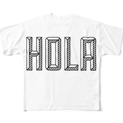 HOLAシリーズ フルグラフィックTシャツ