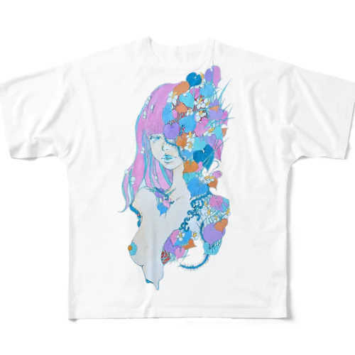 浸食と再生 All-Over Print T-Shirt