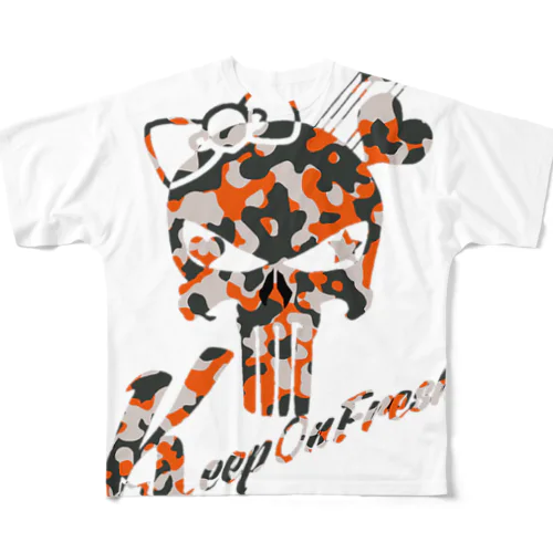 Kawaii DEATH All-Over Print T-Shirt