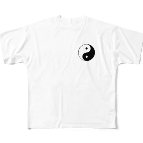 陰陽 All-Over Print T-Shirt