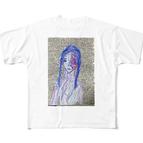 幸せな子 All-Over Print T-Shirt