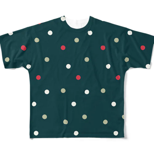 クリスマス10 フルグラフィックTシャツ