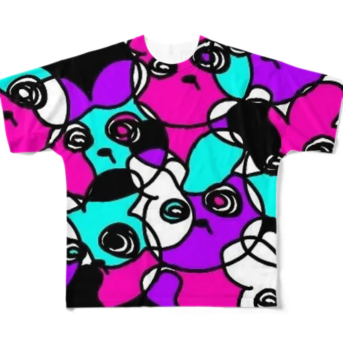 きょむちゃんフルグラT All-Over Print T-Shirt