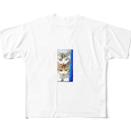 めいわくニャ All-Over Print T-Shirt