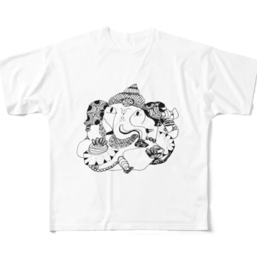 Bisorasha フルグラフィックTシャツ