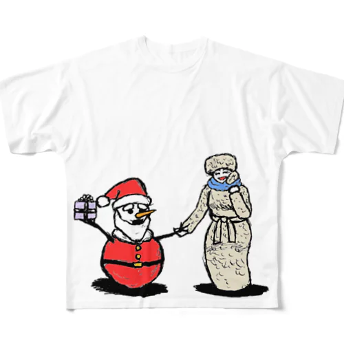 クリスマスアイテム（シーズン限定） All-Over Print T-Shirt