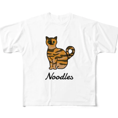 Noodles フルグラフィックTシャツ