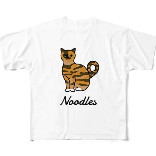 Noodles フルグラフィックTシャツ