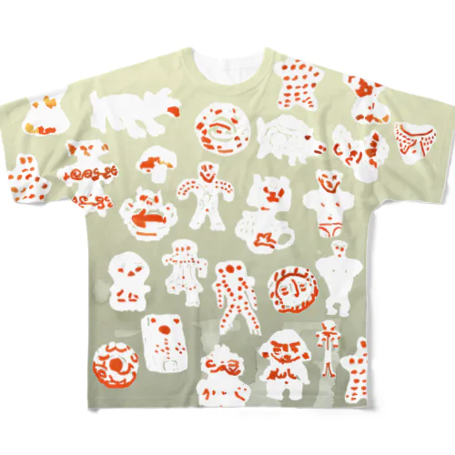 縄文R All-Over Print T-Shirt