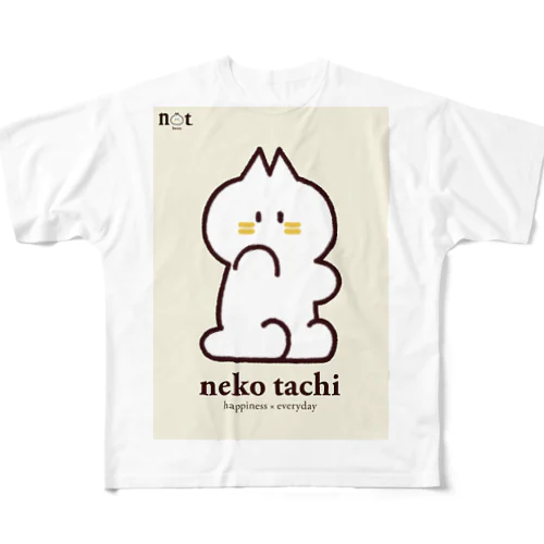 neko tachi  フルグラフィックTシャツ