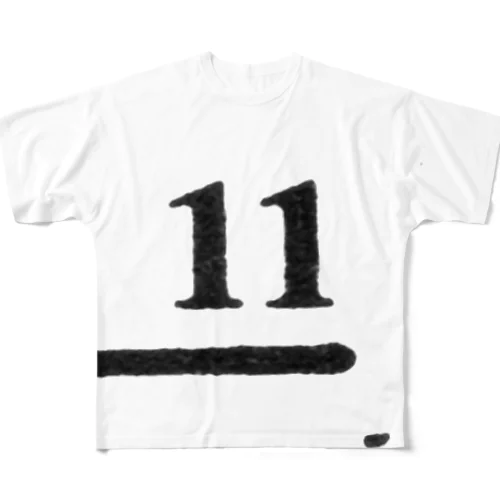 no.11 フルグラフィックTシャツ