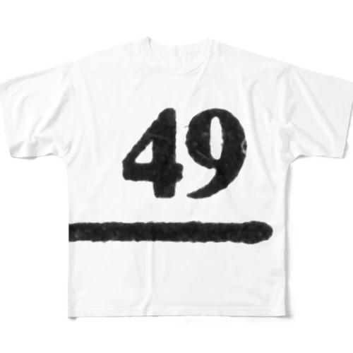 no.49 All-Over Print T-Shirt