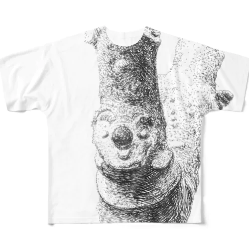 キハダの冬芽 All-Over Print T-Shirt