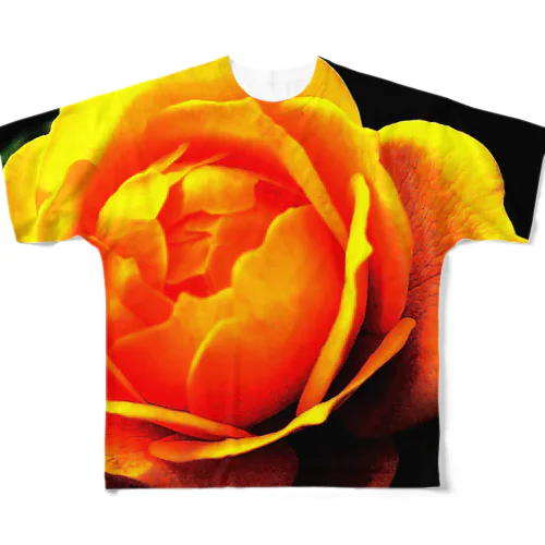 Yellow Rose フルグラフィックTシャツ