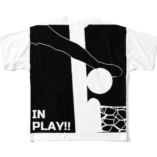 ボールインプレー All-Over Print T-Shirt