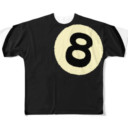 8-ball♪単体♪221202 All-Over Print T-Shirt