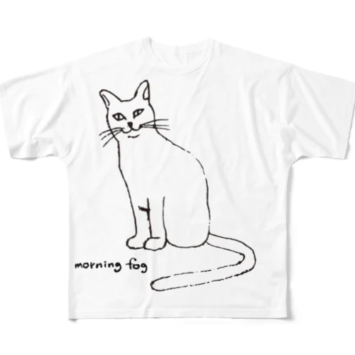 モニホ リリース記念 "ねこたん" All-Over Print T-Shirt