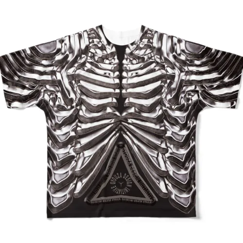 生体外骨格アーマー　GBEA-99-SilverM All-Over Print T-Shirt